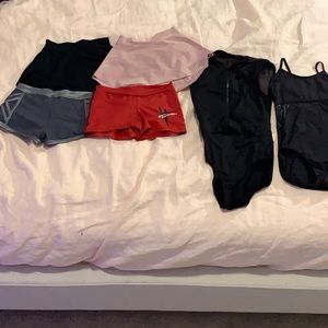 6 piece-set of dance clothes! capezio,etsy and etc